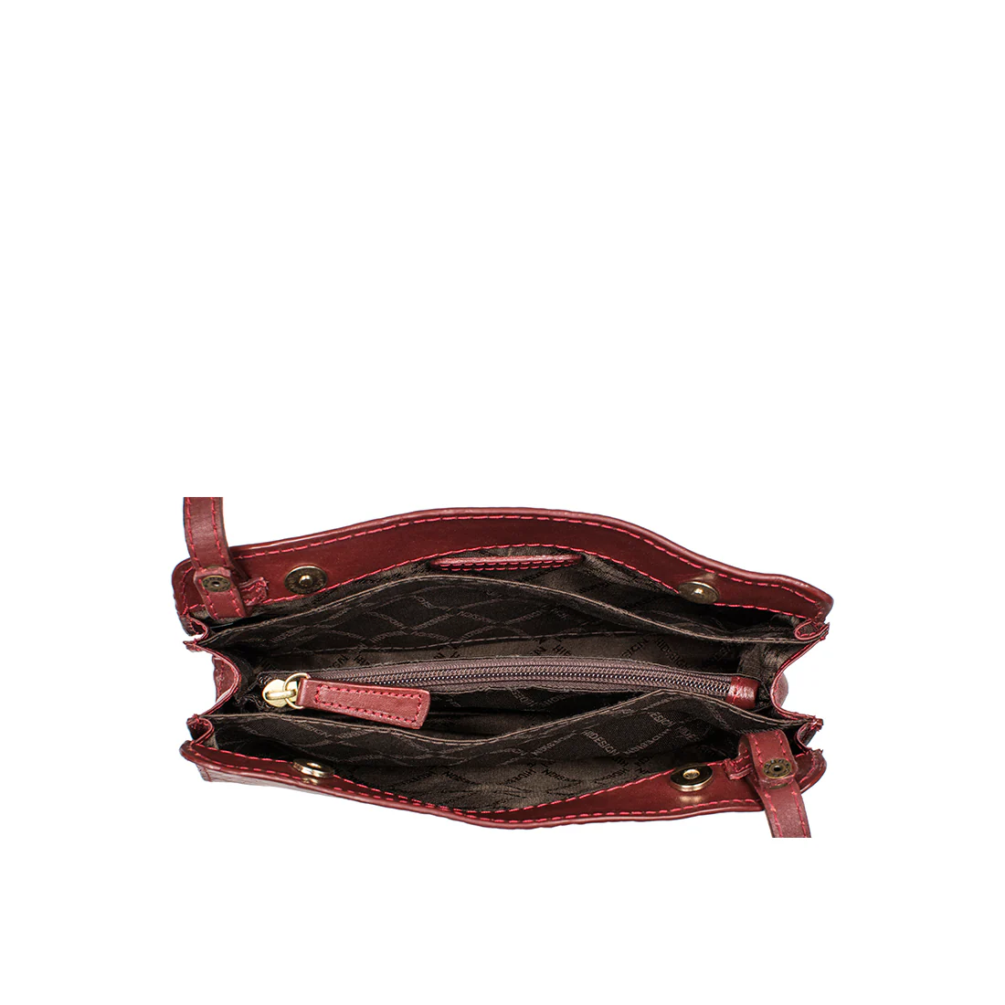 Ee Floriana W1 Marsala Leather Sling Wallet - Image 4