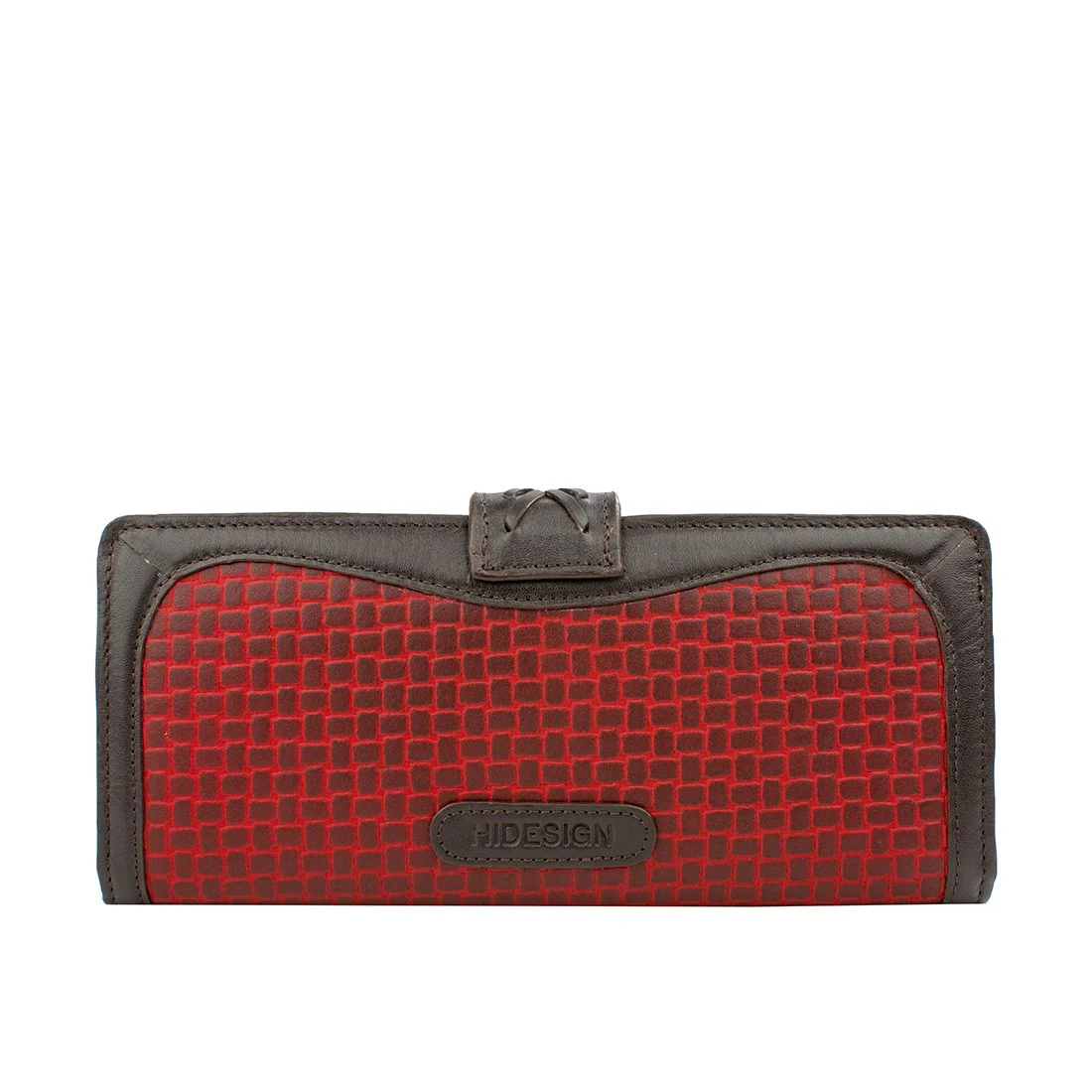 Ee Frieda W1  Red Leather Bi-Fold Wallet - Image 4