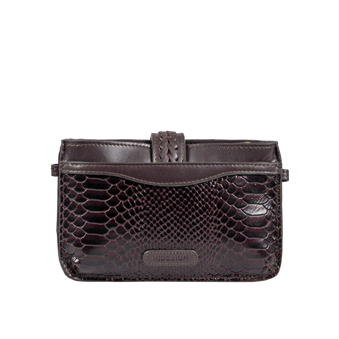 Ee Frieda W3  Violet Leather Sling Wallet - Image 4