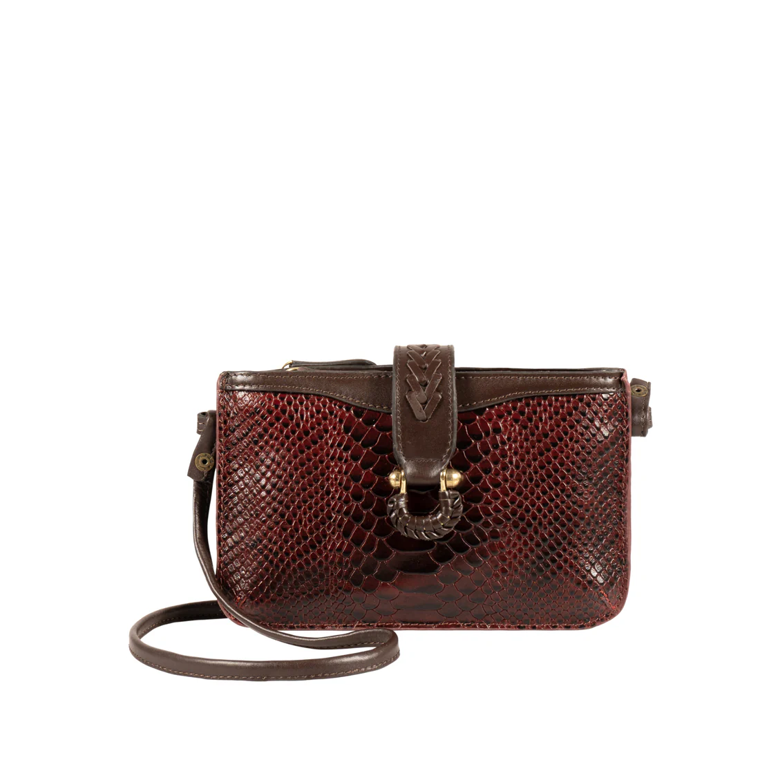 Ee Frieda W3  Marsala Leather Sling Wallet - Image 3