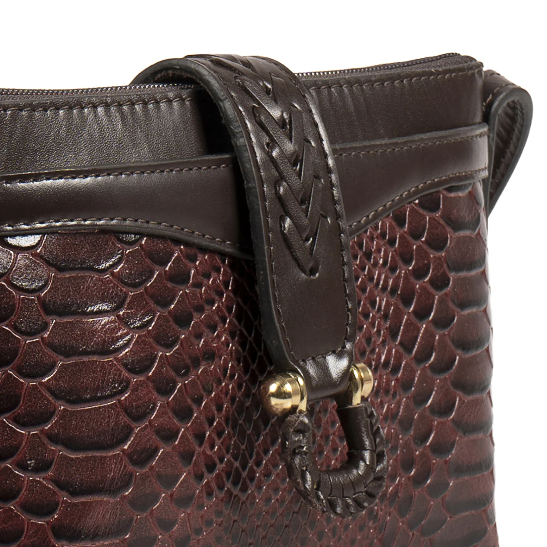 Ee Frieda W4 Marsala Leather Sling Wallet - Image 6