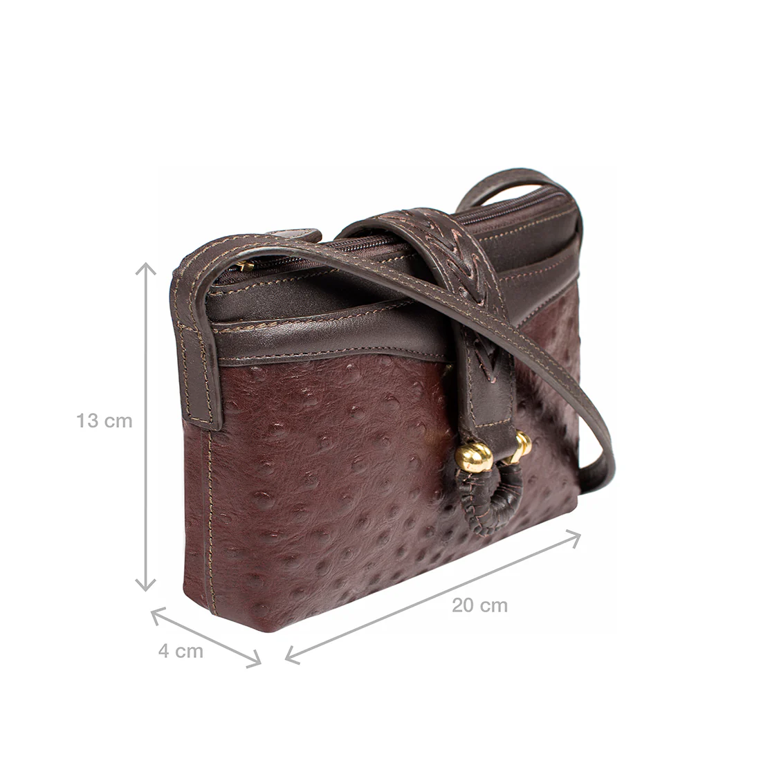 Ee Frieda W4  Brown Leather Sling Wallet - Image 2
