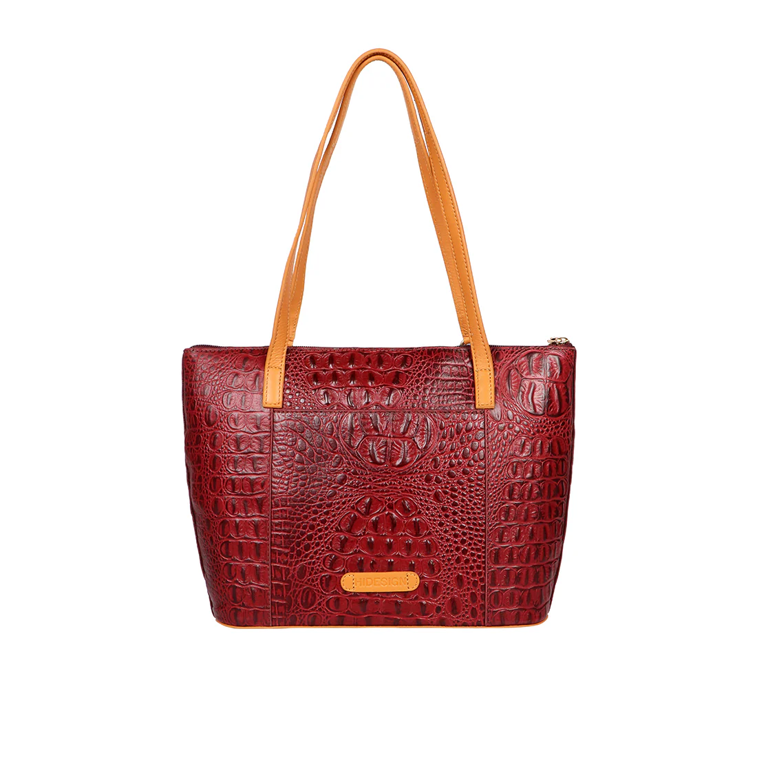 Ee Fuschia 01 Red Leather Shoulder Bag - Image 3