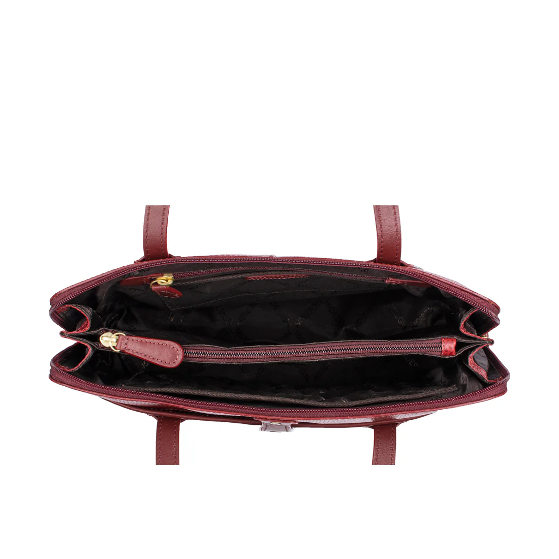Ee Hong Kong 02 Marsala Leather Tote Bag - Image 4