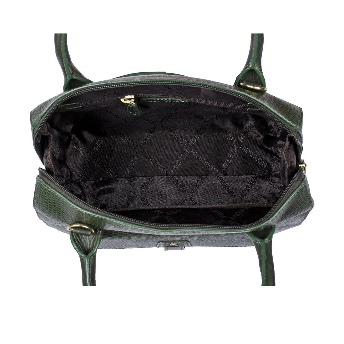 Ee Hong Kong 03 Green Leather Satchel - Image 6