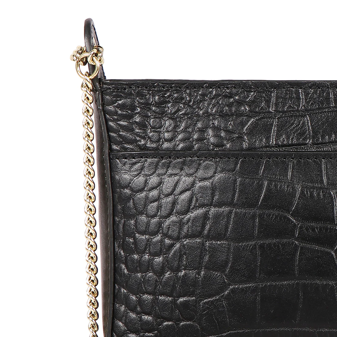 Ee Keira 04 Black Leather Sling Bag - Image 4