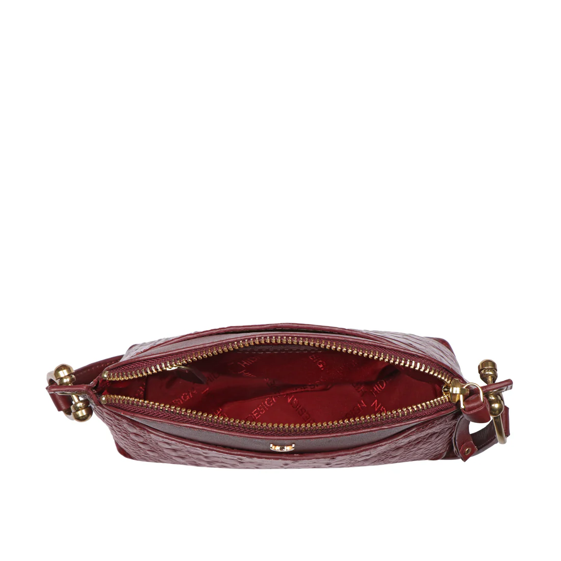 Ee Kelly 02 Red Leather Sling Bag - Image 6