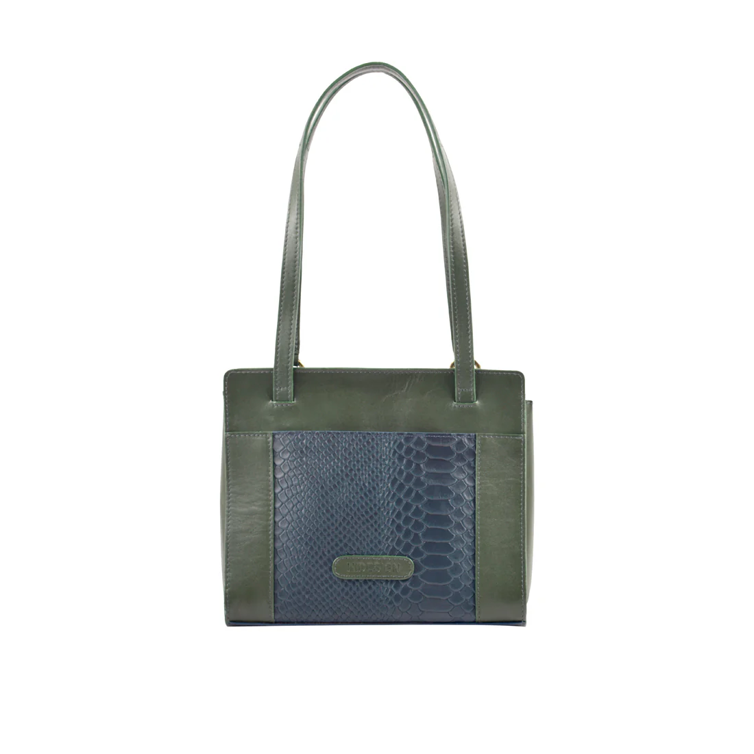 Ee Libra 01 Blue Leather Shoulder Bag - Image 4