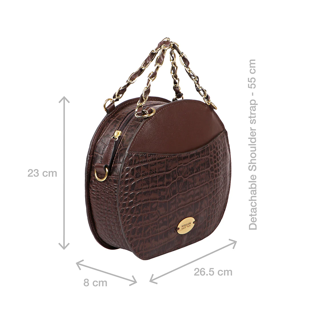 Ee Lilac 03 Brown Leather Satchel - Image 3