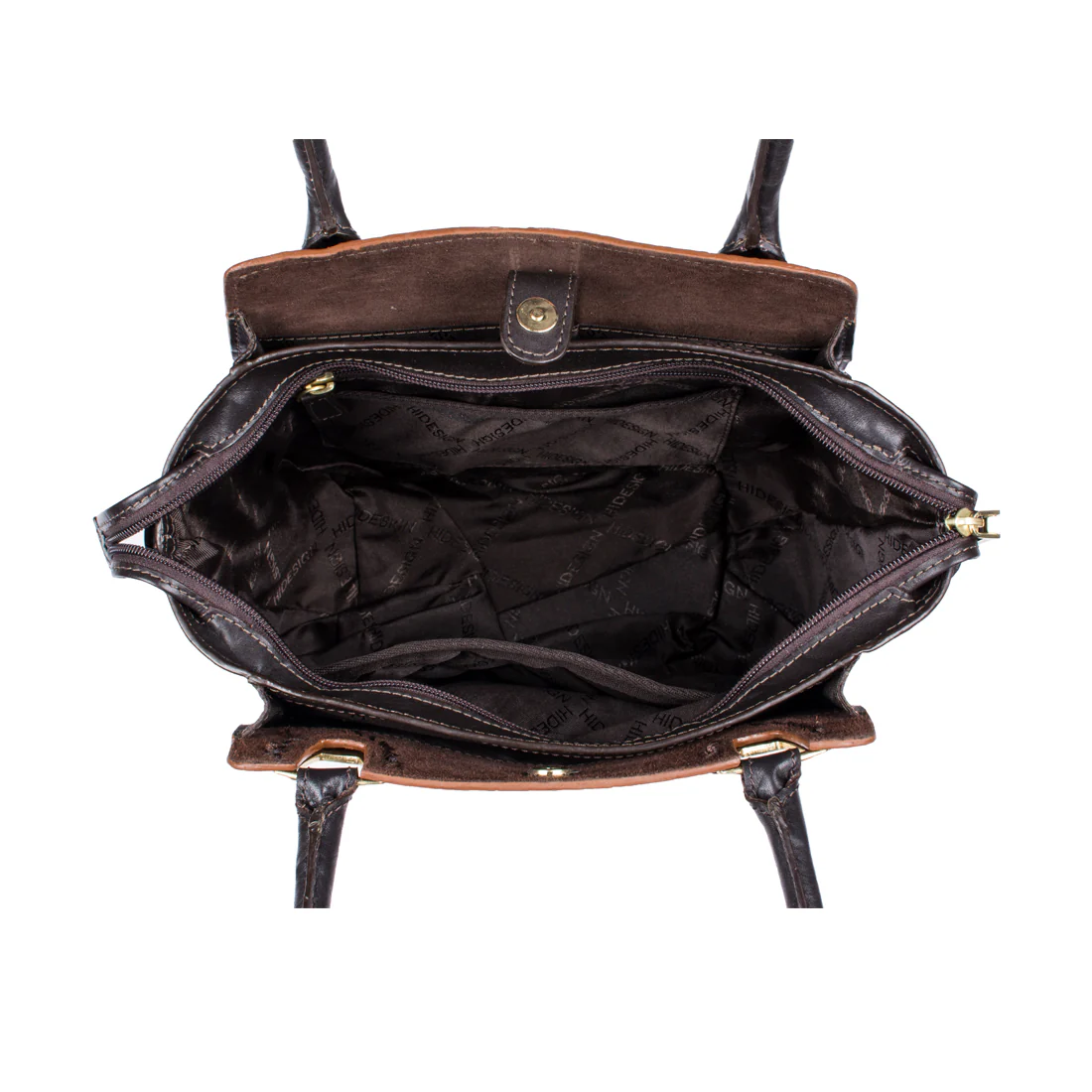 Ee Liya 01 Tan Leather Shoulder Bag - Image 4