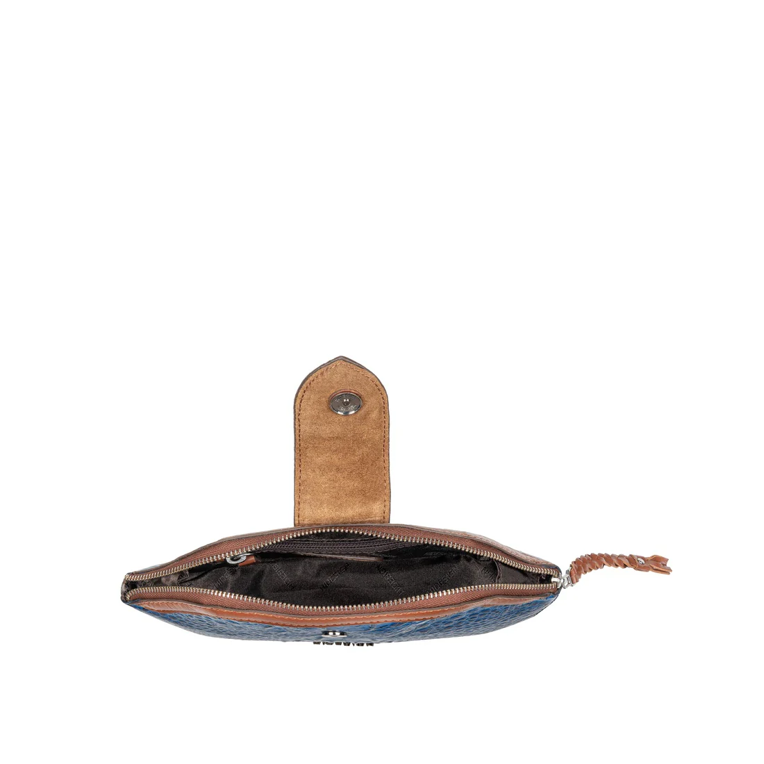 Ee Liya W1-M Blue Leather Clutch - Image 7