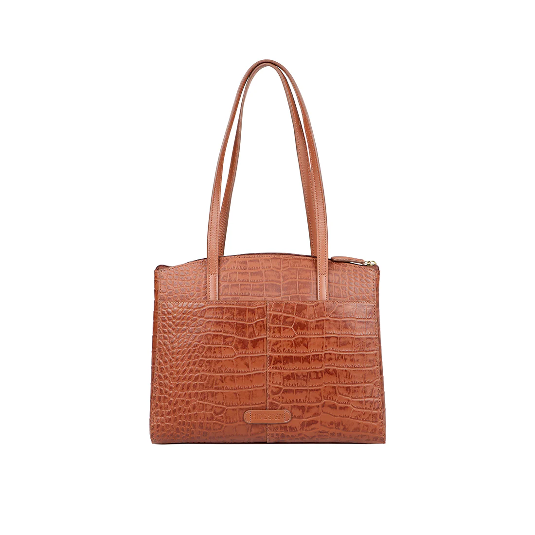 Ee Lotus 02 Tan Leather Tote Bag - Image 3