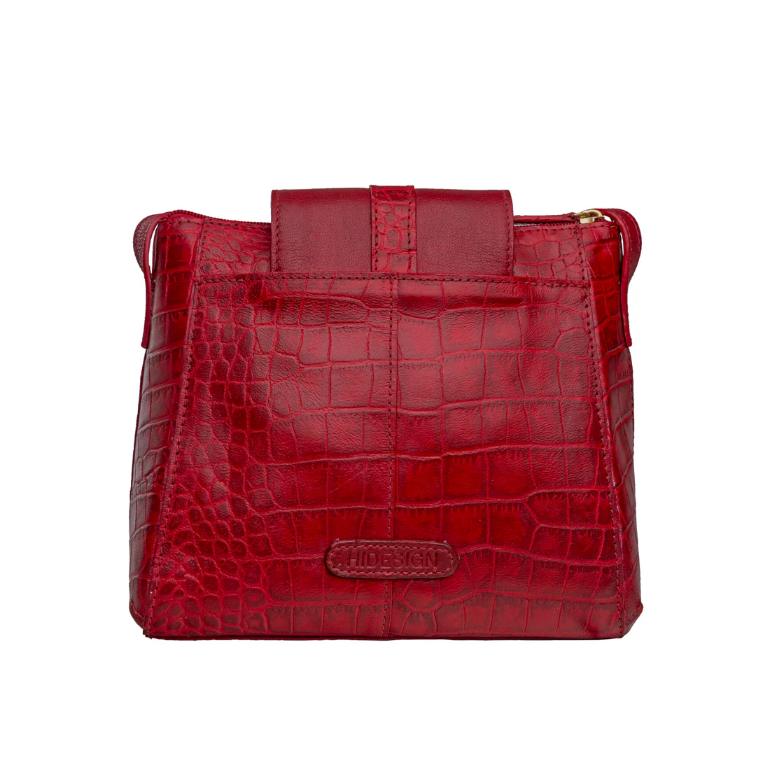 Ee Lyra Red Leather Sling Bag - Image 4