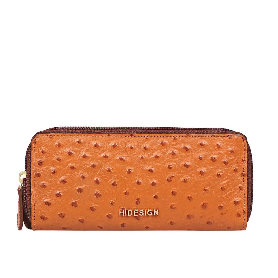 Ee Mackenziew3-M Tan Leather Double Zip Around Wallet - Image 2