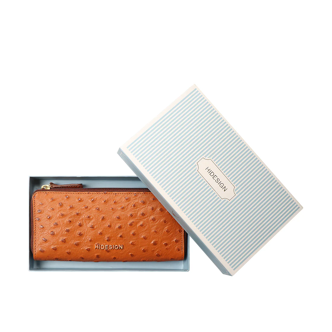 Ee Mackenziew3-M Tan Leather Double Zip Around Wallet - Image 7