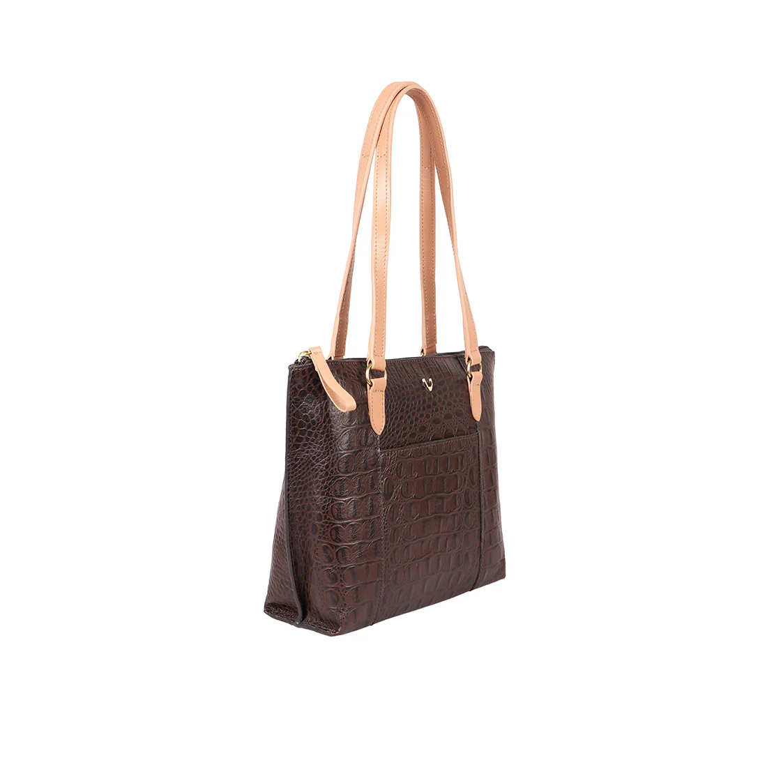 Ee Maple 02 Brown Leather Tote Bag - Image 2