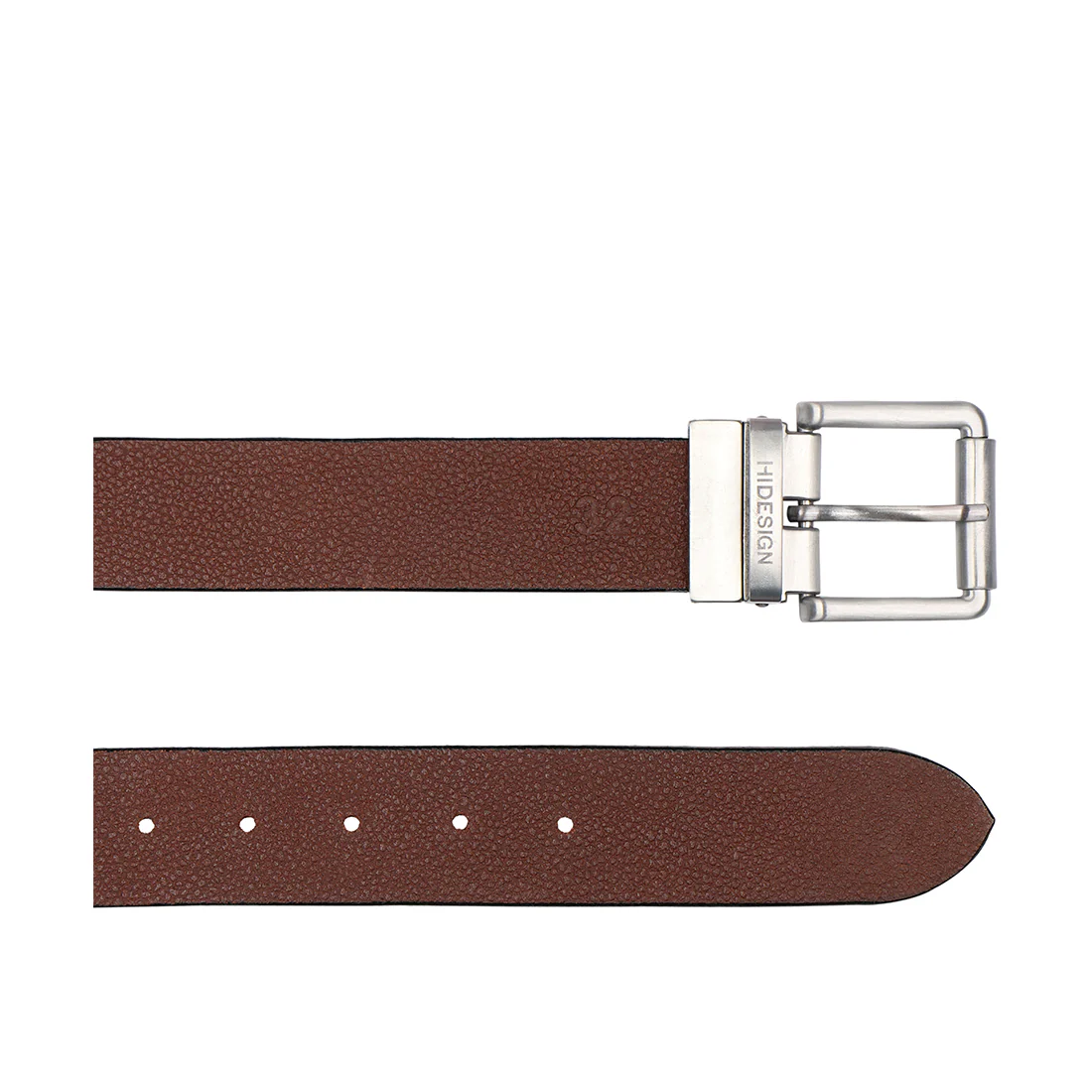 Ee Mateo Men's Black Reversible Leather Belt - Image 6