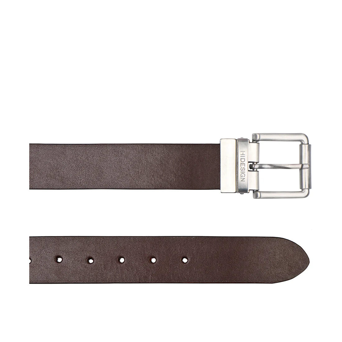 Ee Mateo Men's Brown Reversible Leather Belt - Image 5