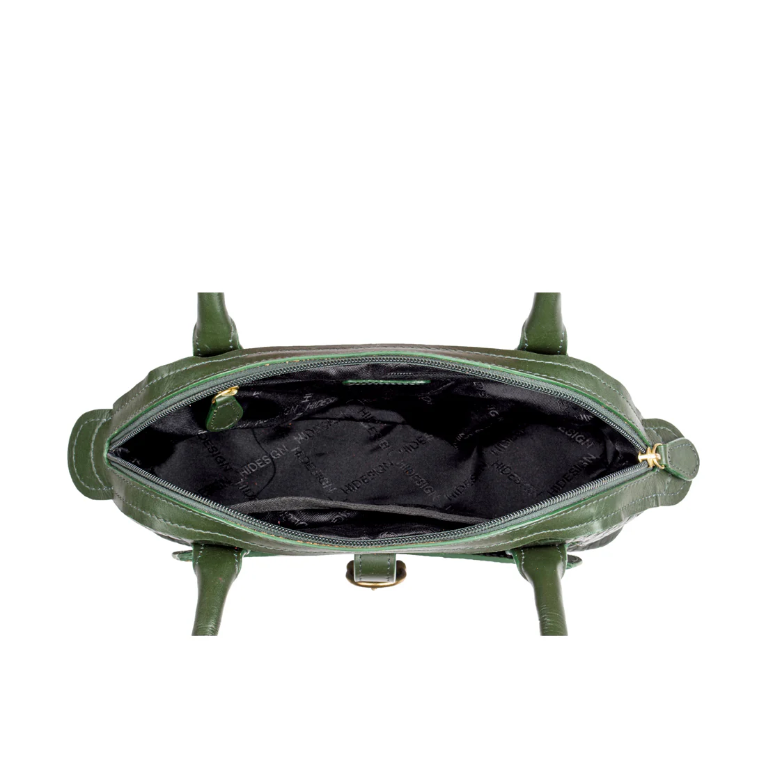 Ee Mercury 01 Green Leather Tote Bag - Image 5