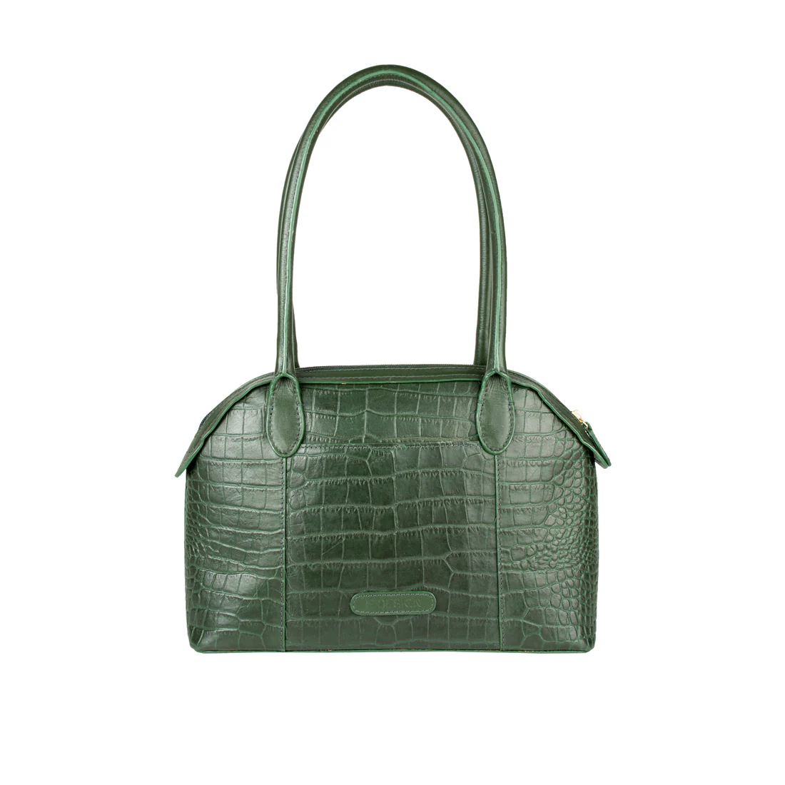 Ee Mercury 01 Green Leather Tote Bag - Image 3