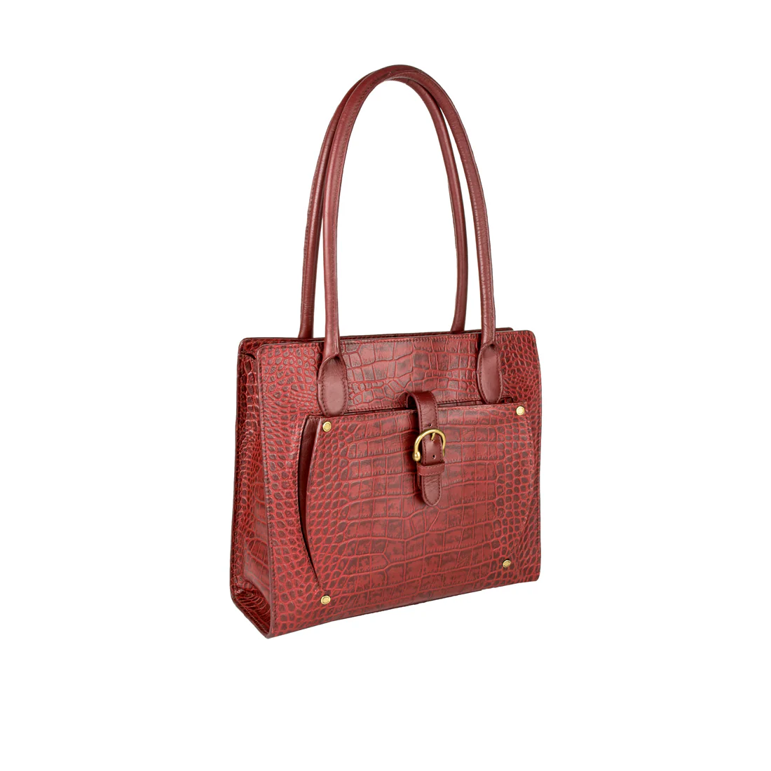 Ee Mercury 02 Red Leather Tote Bag - Image 2