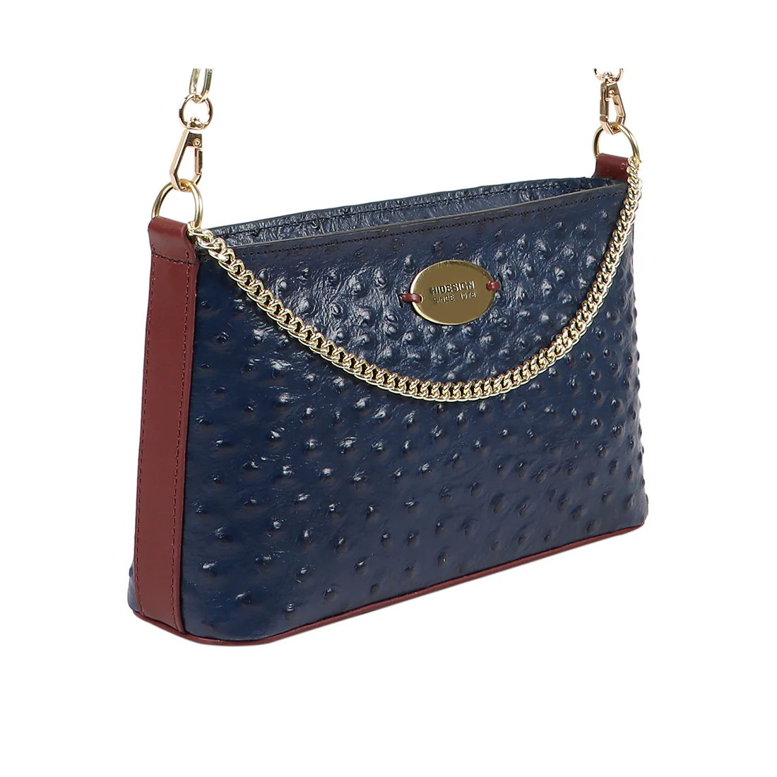 Ee Molokini 02 Blue Leather Sling Bag - Image 4