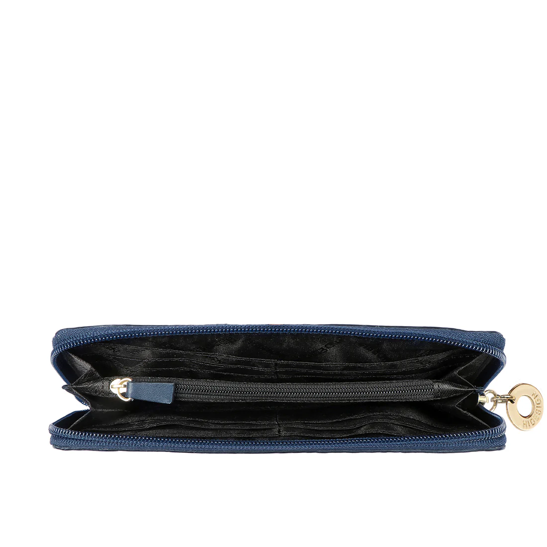 Ee Molokini W1 R Blue Leather Zip Around Wallet - Image 4