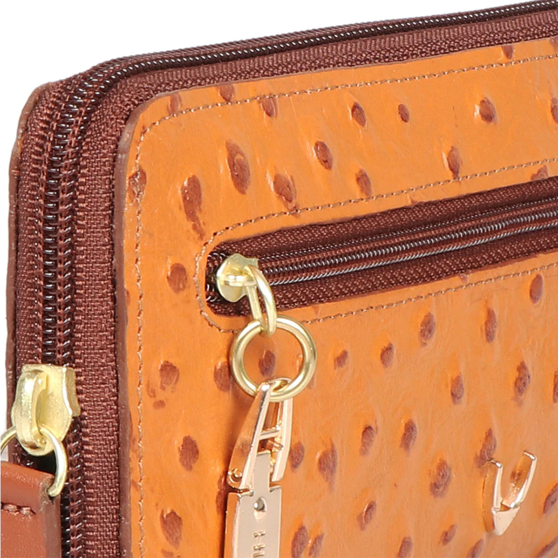 Ee Morocco W3-M Tan Leather Zip Around Wallet - Image 4
