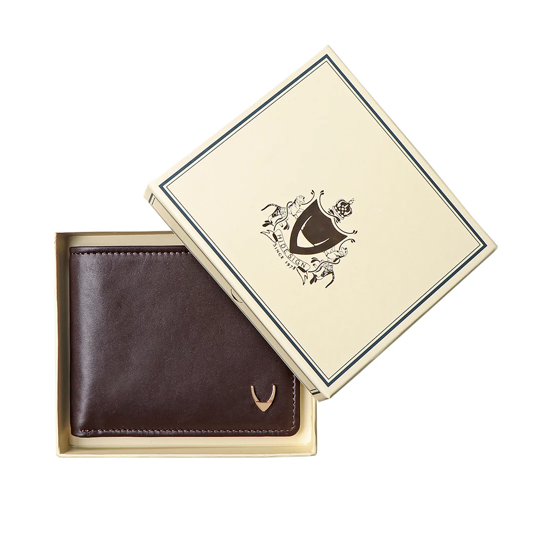 Ee Myw-01A  Brown Leather Bi-Fold Wallet - Image 8