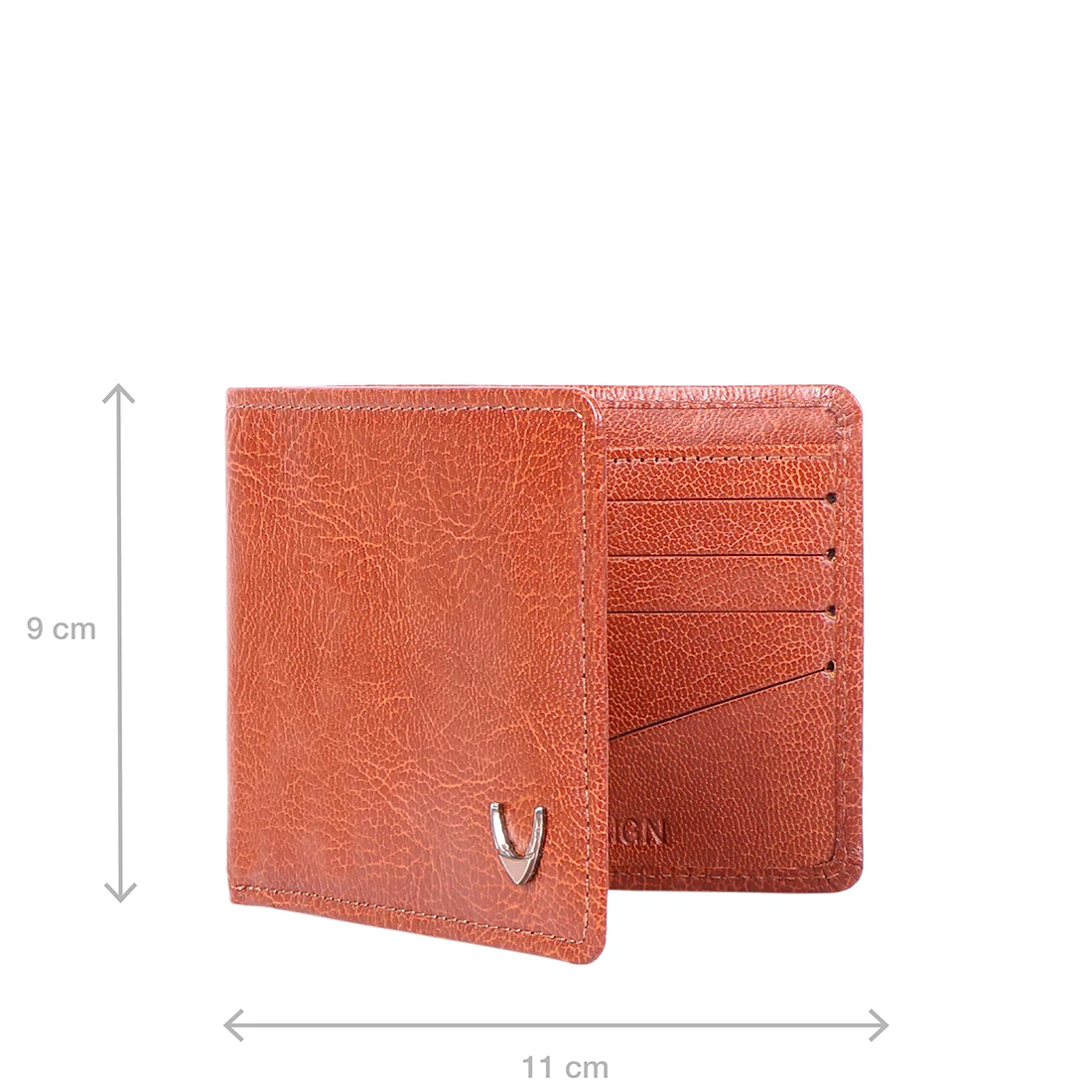 Ee Myw-01A Tan Leather Bi-Fold Wallet - Image 7