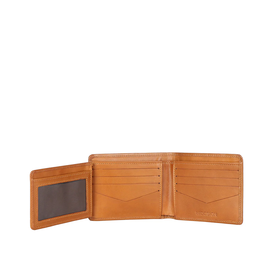 Ee Myw-02 Tan Leather Bi-Fold Wallet - Image 5
