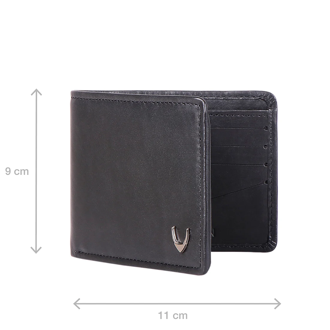 Ee Myw-02A Black Leather Bi-Fold Wallet - Image 7