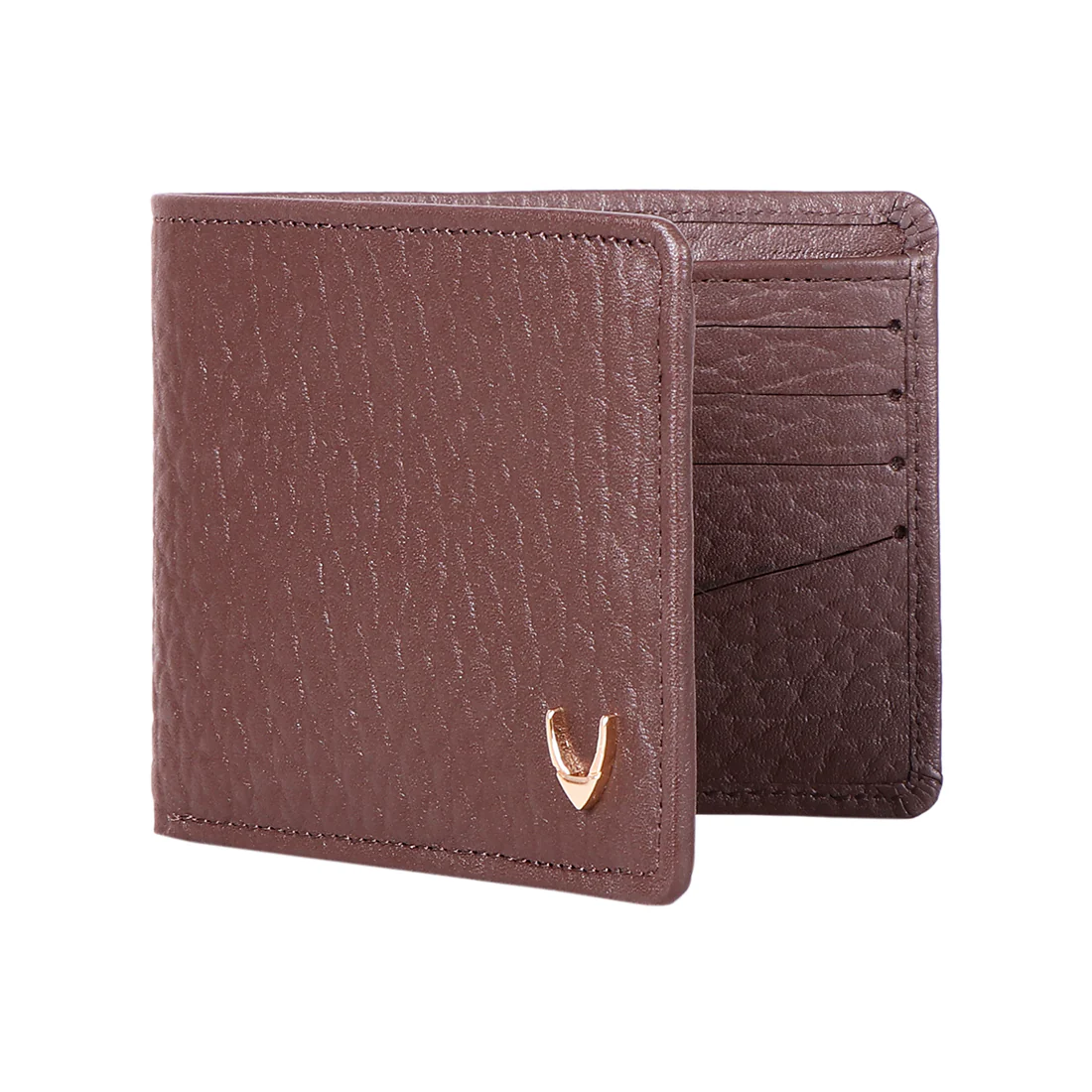 Ee Myw-02A Brown Leather Bi-Fold Wallet - Image 3