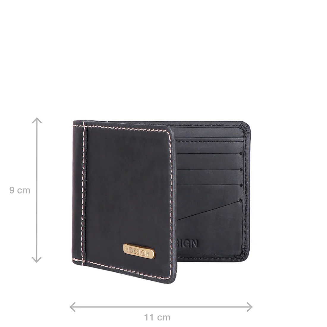 Ee Myw-03 Black Leather Bi-Fold Wallet - Image 7