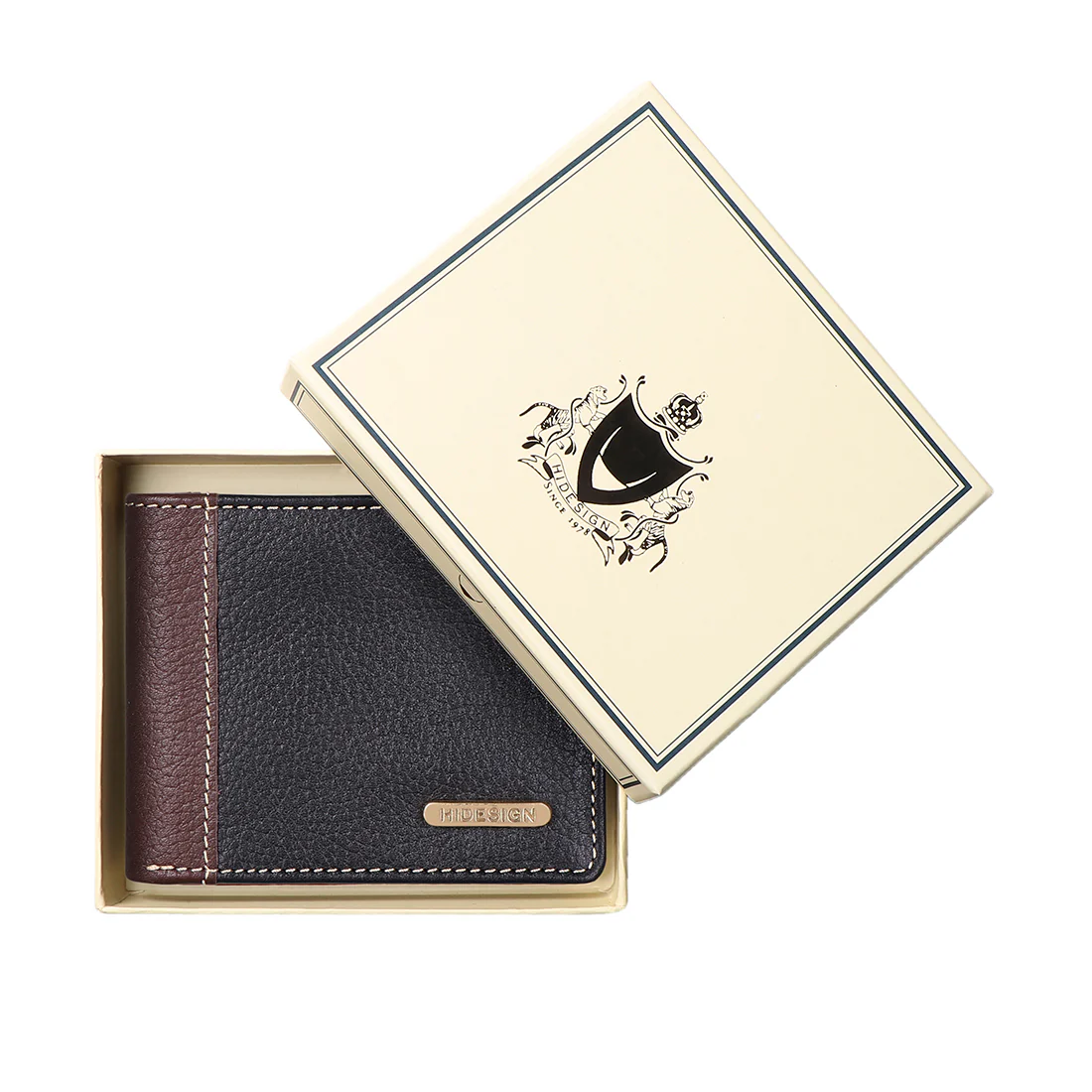 Ee Myw-03  Black Leather Bi-Fold Wallet - Image 7
