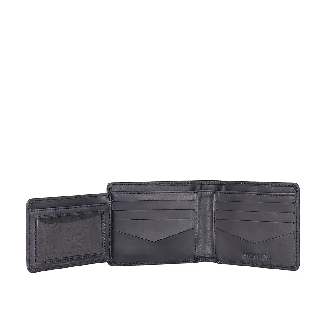Ee Myw-04 Black Leather Bi-Fold Wallet - Image 5