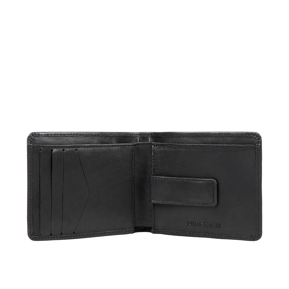 Ee Myw-05A Black Leather Bi-Fold Wallet - Image 2