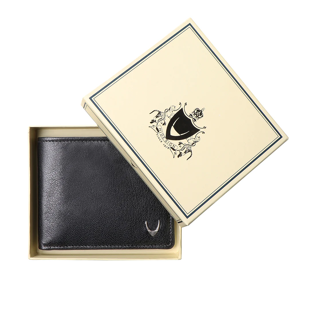Ee Myw-05A Black Leather Bi-Fold Wallet - Image 7