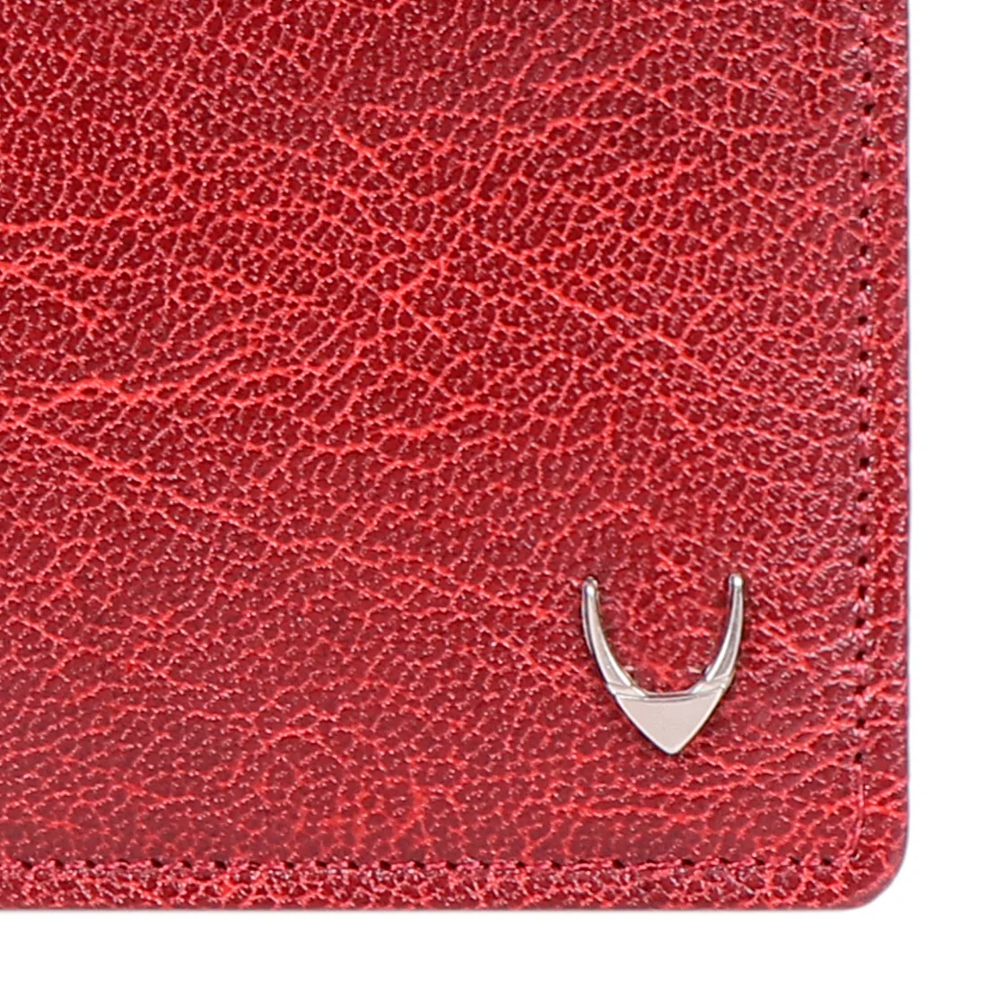 Ee Myw-05A Red Leather Bi-Fold Wallet - Image 6
