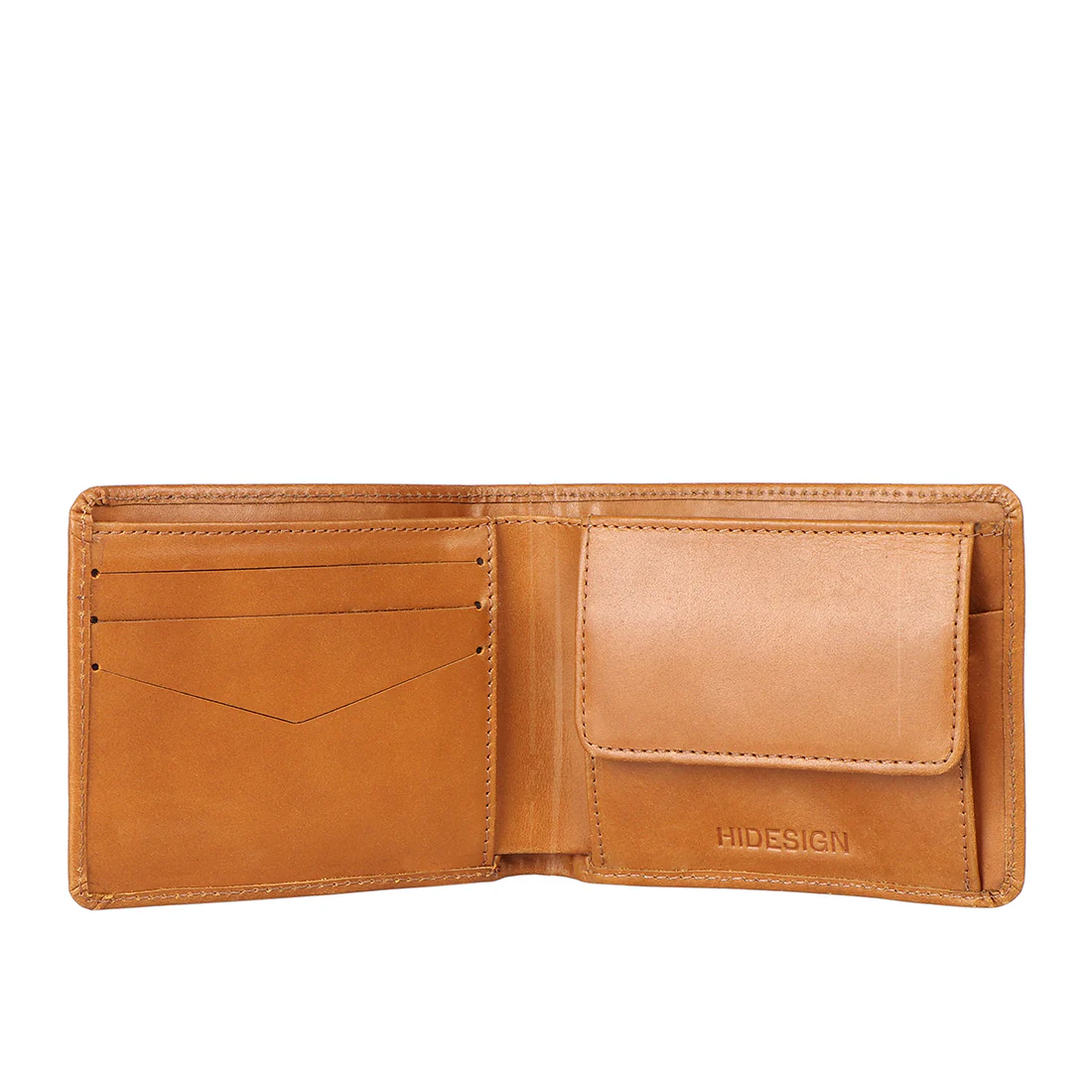 Ee Myw-06 Tan Leather Bi-Fold Wallet - Image 2