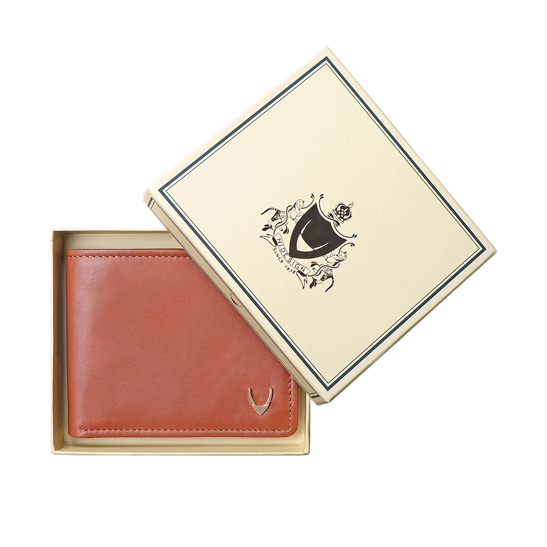 Ee Myw-06A Tan Leather Bi-Fold Wallet - Image 7