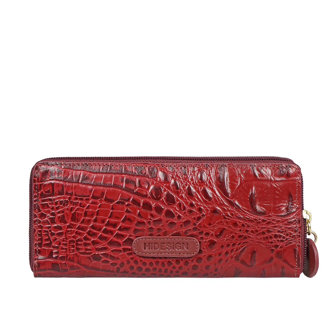 Ee Naomi W1-M Red Leather Zip Around Wallet - Image 4