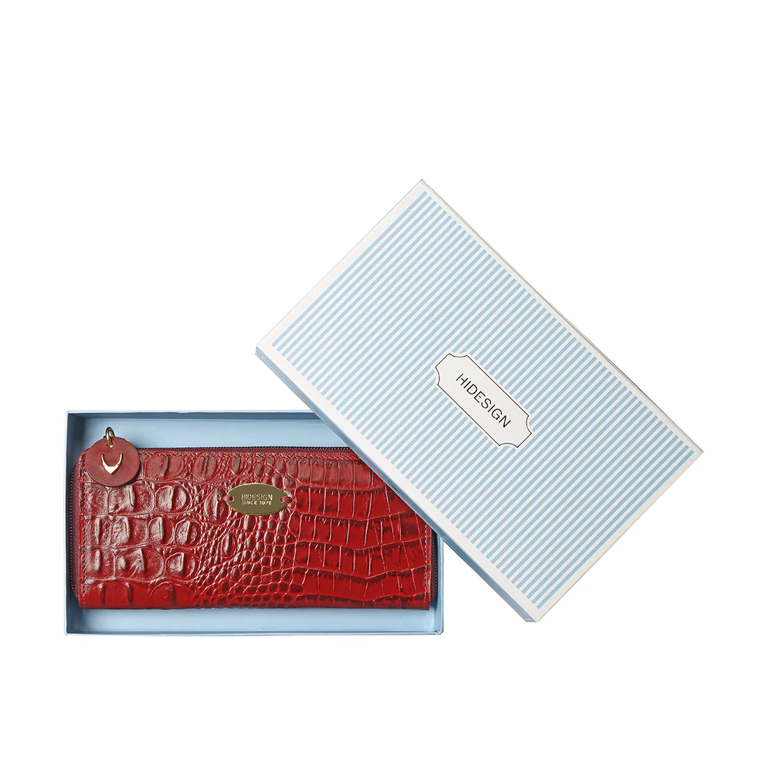 Ee Naomi W1-M Red Leather Zip Around Wallet - Image 5