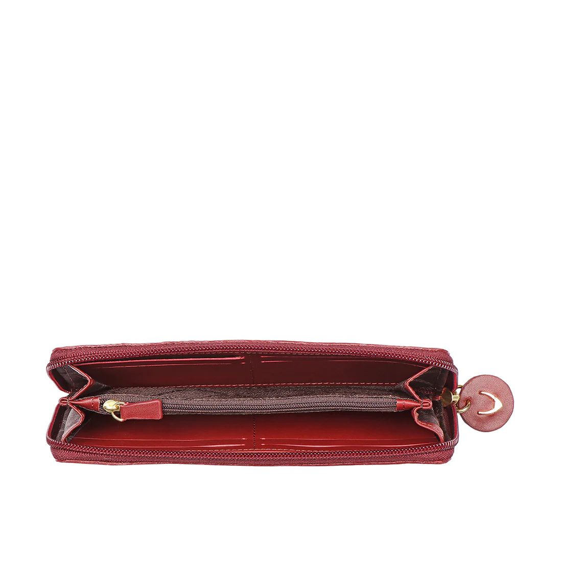 Ee Naomi W1-M Red Leather Zip Around Wallet - Image 6