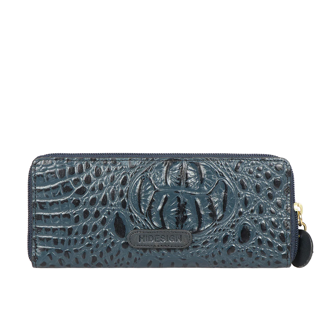Ee Naomi W1-M Blue Leather Zip Around Wallet - Image 3