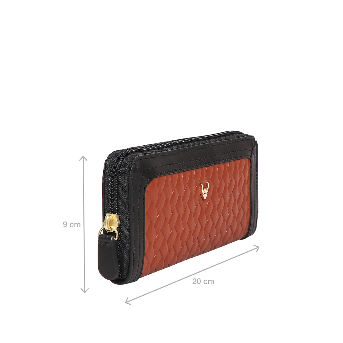 Ee Natalia W2-M Tan Leather Zip Around Wallet - Image 2