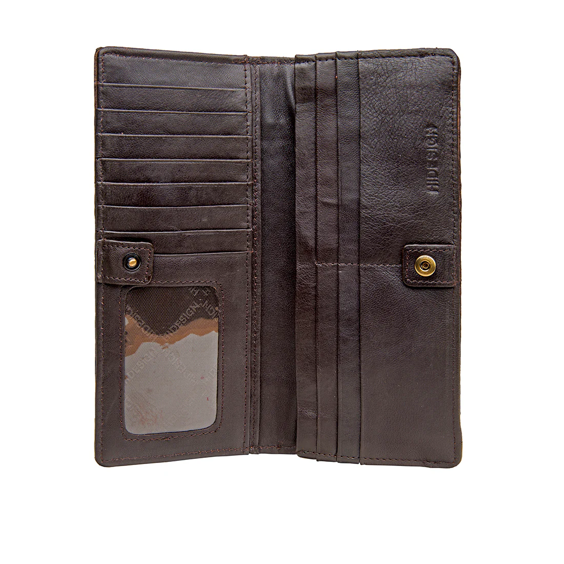Ee Olivia W1 Brown Leather Bi-Fold Wallet - Image 3