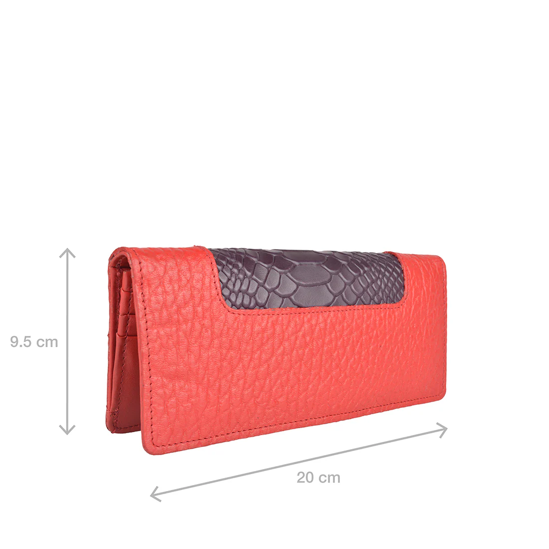 Ee Olivia W1  Red Leather Bi-Fold Wallet - Image 2