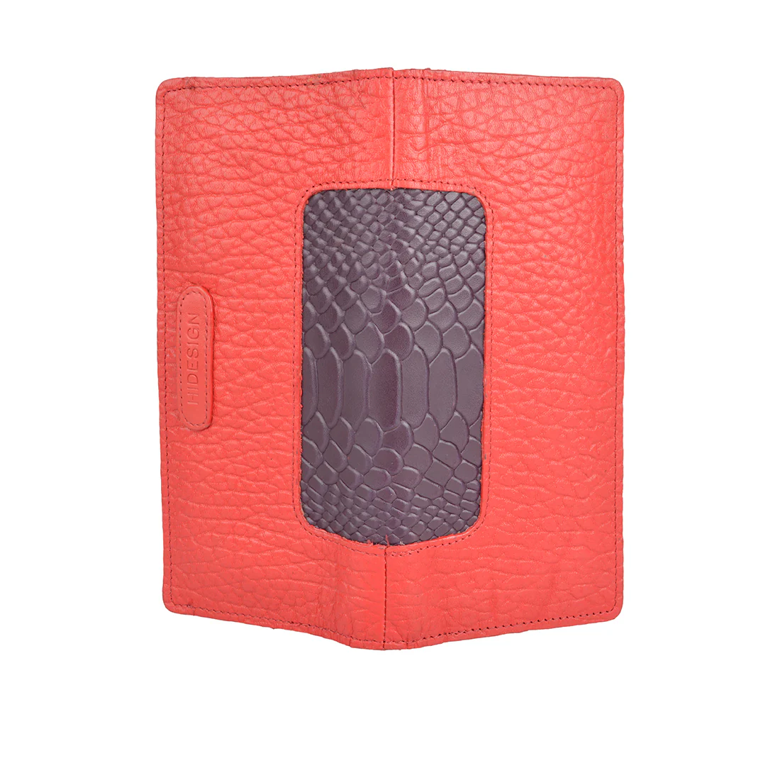 Ee Olivia W1  Red Leather Bi-Fold Wallet - Image 5