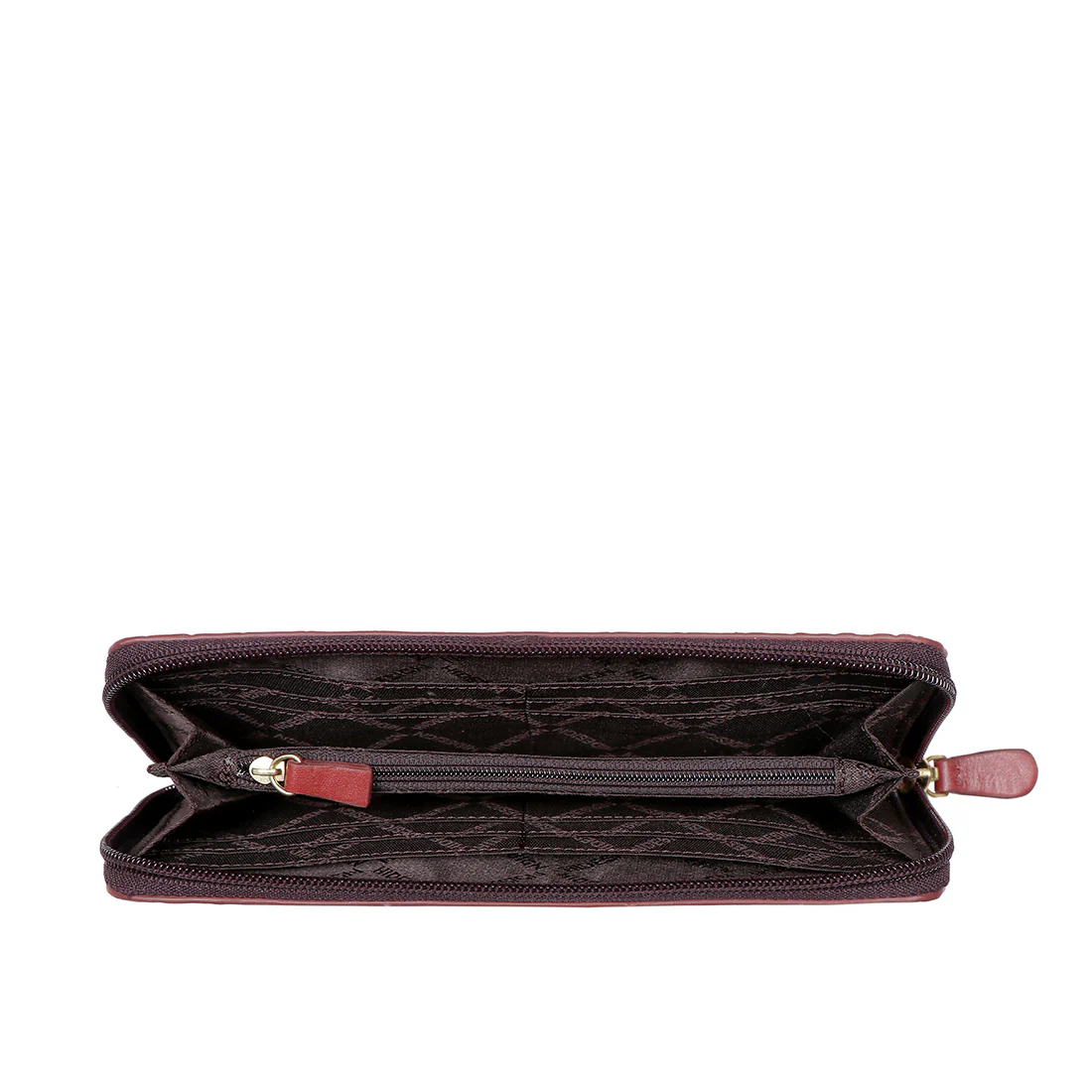 Ee Opihi W1  Marsala Leather Zip Around Wallet - Image 4